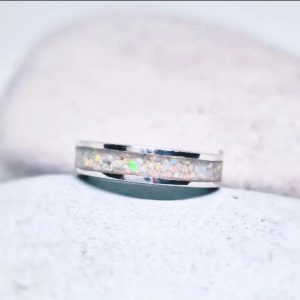 Small Channel Inlay Ring