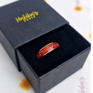 9ct Gold 8mm Inlay Ring